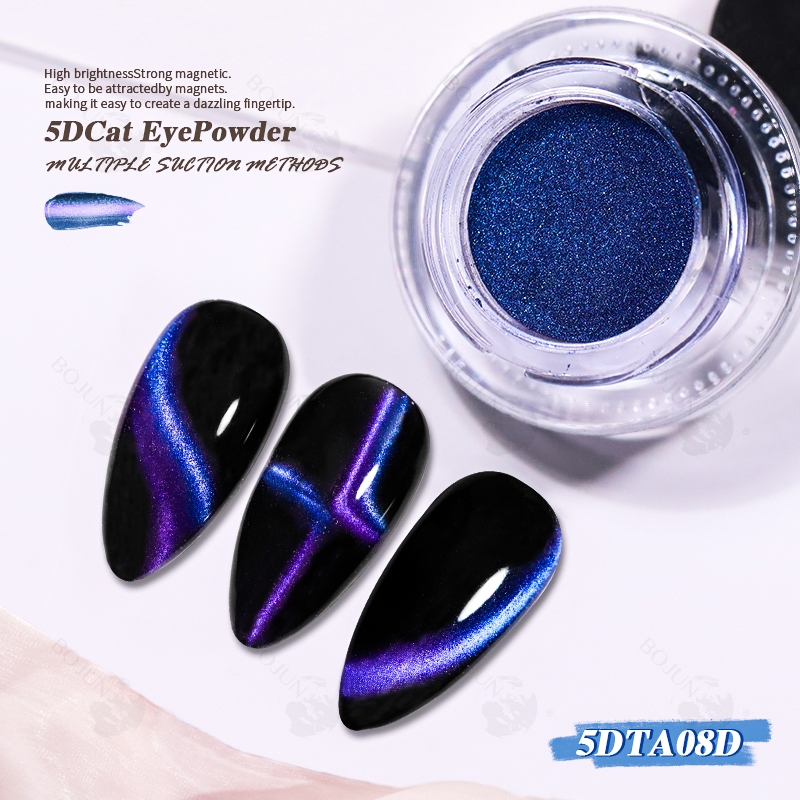 BOJUN 5DTA08D | Peacock Chameleon Cat Eye Pigment Powder
